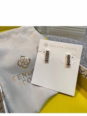 Kendra Scott Lady Gold Drusy Stud Earrings